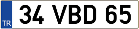 Truck License Plate